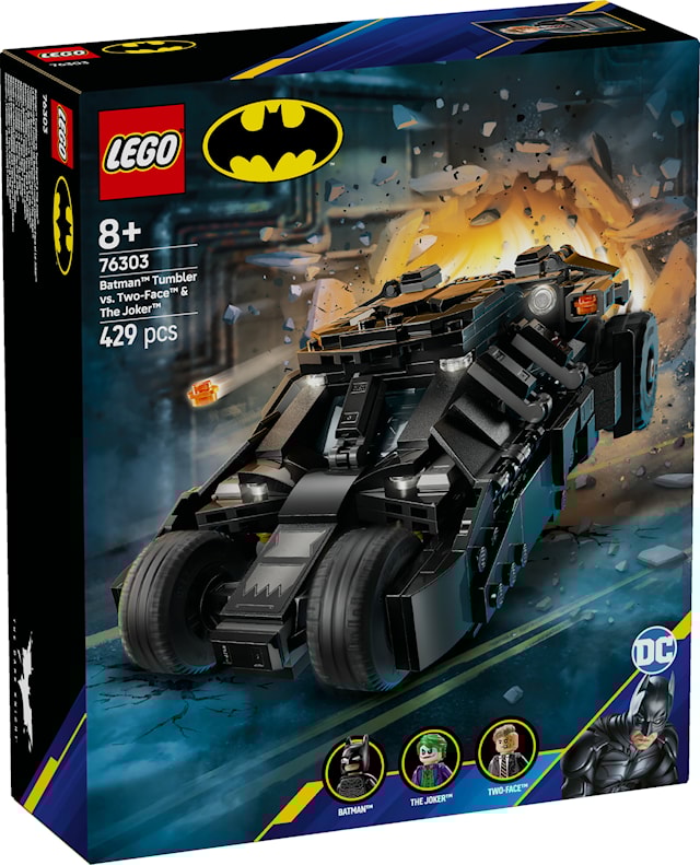 Produktbild 1 för Batmans Tumbler mot Two-Face™ & Jokern LEGO® Super Heroes (76303)