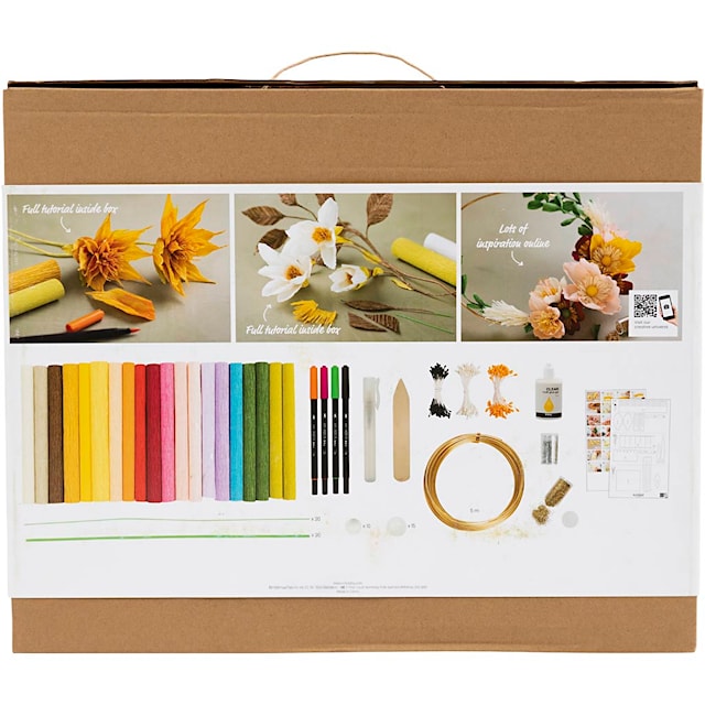 Produktbild 2 för DIY Kit Kräppapper Kräppblommor