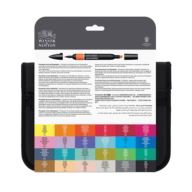 Produktbild 3 för Promarker Set Arts & Illustration 24-pack Winsor & Newton
