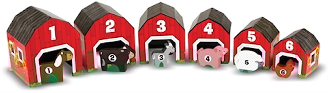 Produktbild 2 för Stapelleksak med Djur, Melissa & Doug