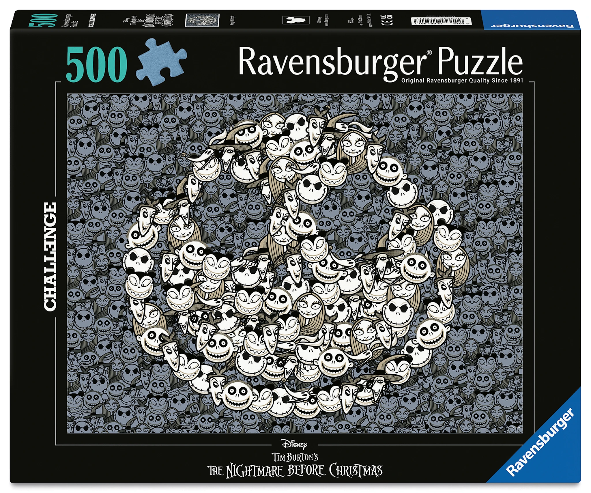 Tuotekuva ille Nightmare Before Christmas 500p Ravensburger