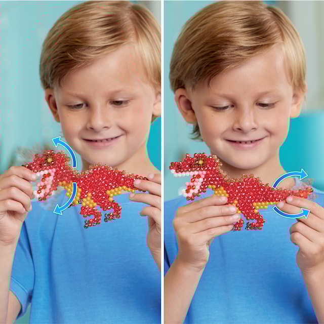 Produktbild 5 för Aquabeads Pärlset Dinosauriernas värld 1200 pärlor