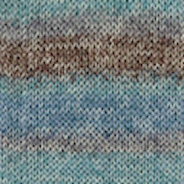 Fabel Long Print Garn Ullmix 50 g Ocean View (604) Drops