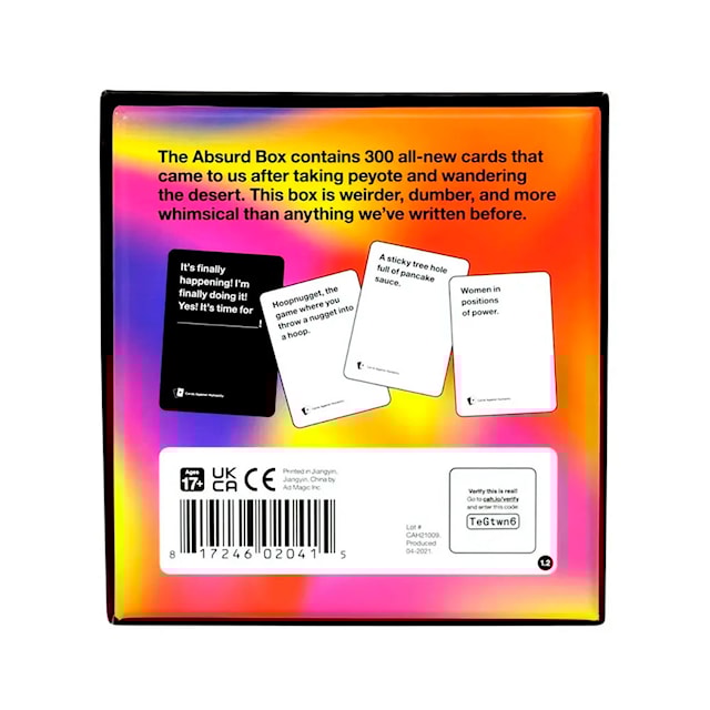 Produktbild 3 för Cards Against Humanity Absurd Box Expansion (EN)