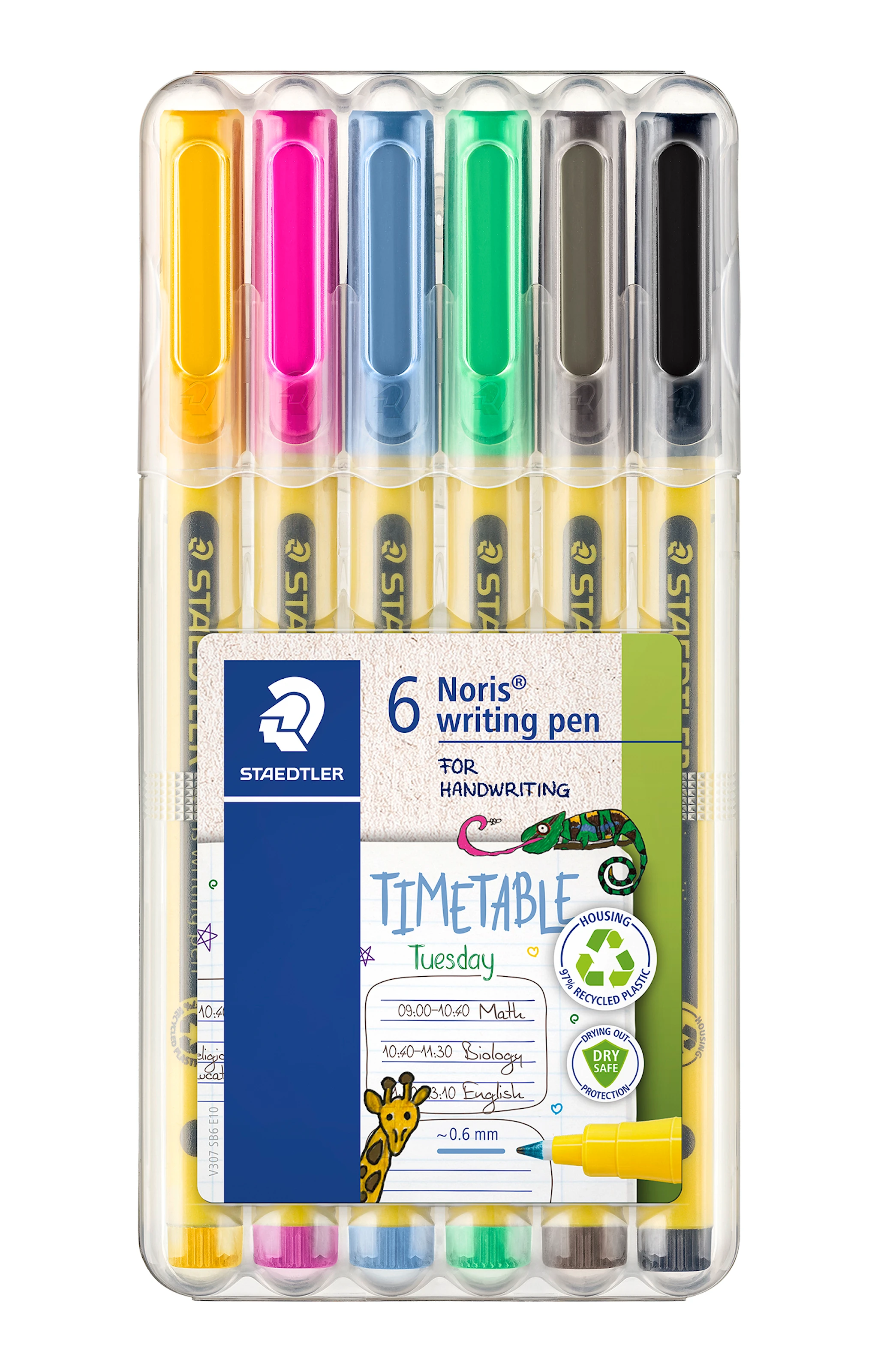 Tuotekuva ille Noris Fineliner 0,6 MM 6-pack Staedtler