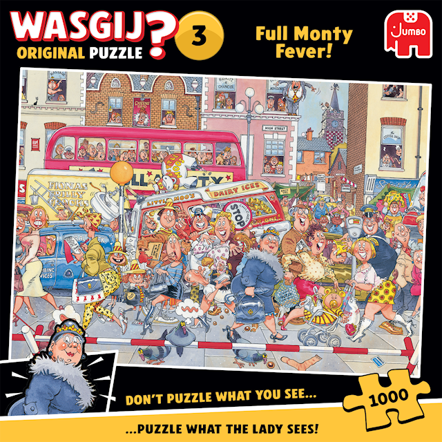 Produktbild 1 för Wasgij Original 3 - Full Monty Fever! Pussel 1000 bitar