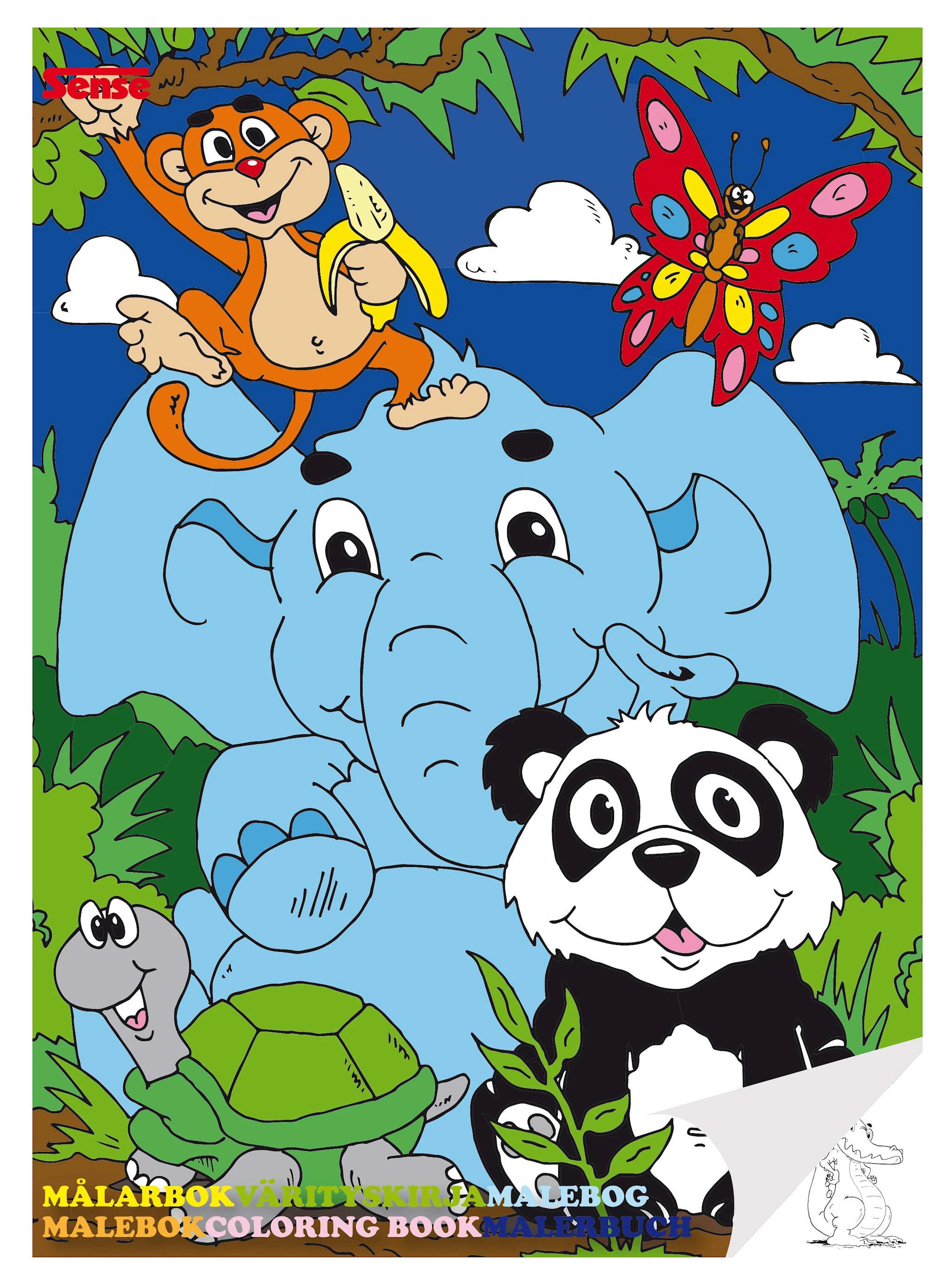 Produktbilde for Malebok Søte Dyr FSC Sense