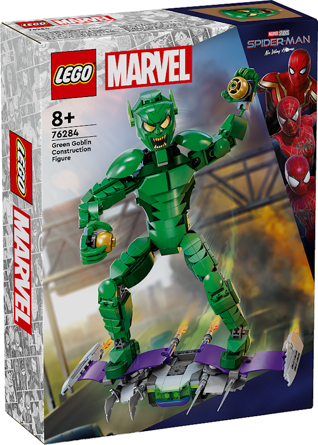 Tuotekuva 1 - Rakennettava Vihreä Menninkäinen ‑hahmo LEGO® Super Heroes Marvel (76284)