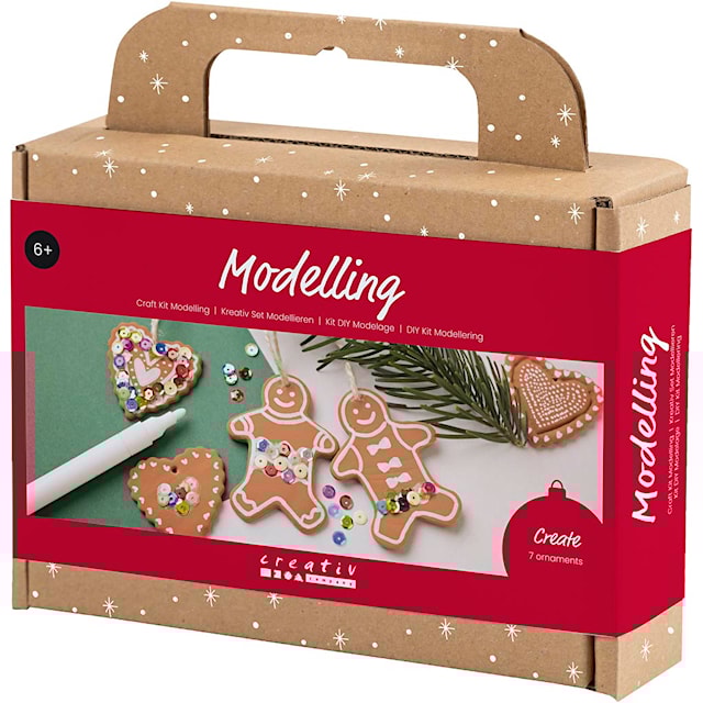 Produktbild 3 för DIY Kit Modellera Små tårtfigurer mellanbrun, 1 förp.