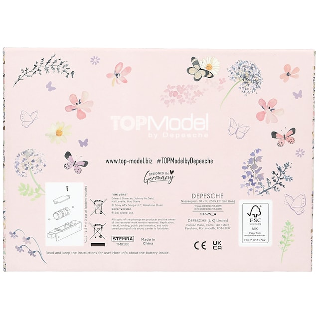 Tuotekuva 7 - TOPModel Koodillinen & soiva korurasia Summer Feeling