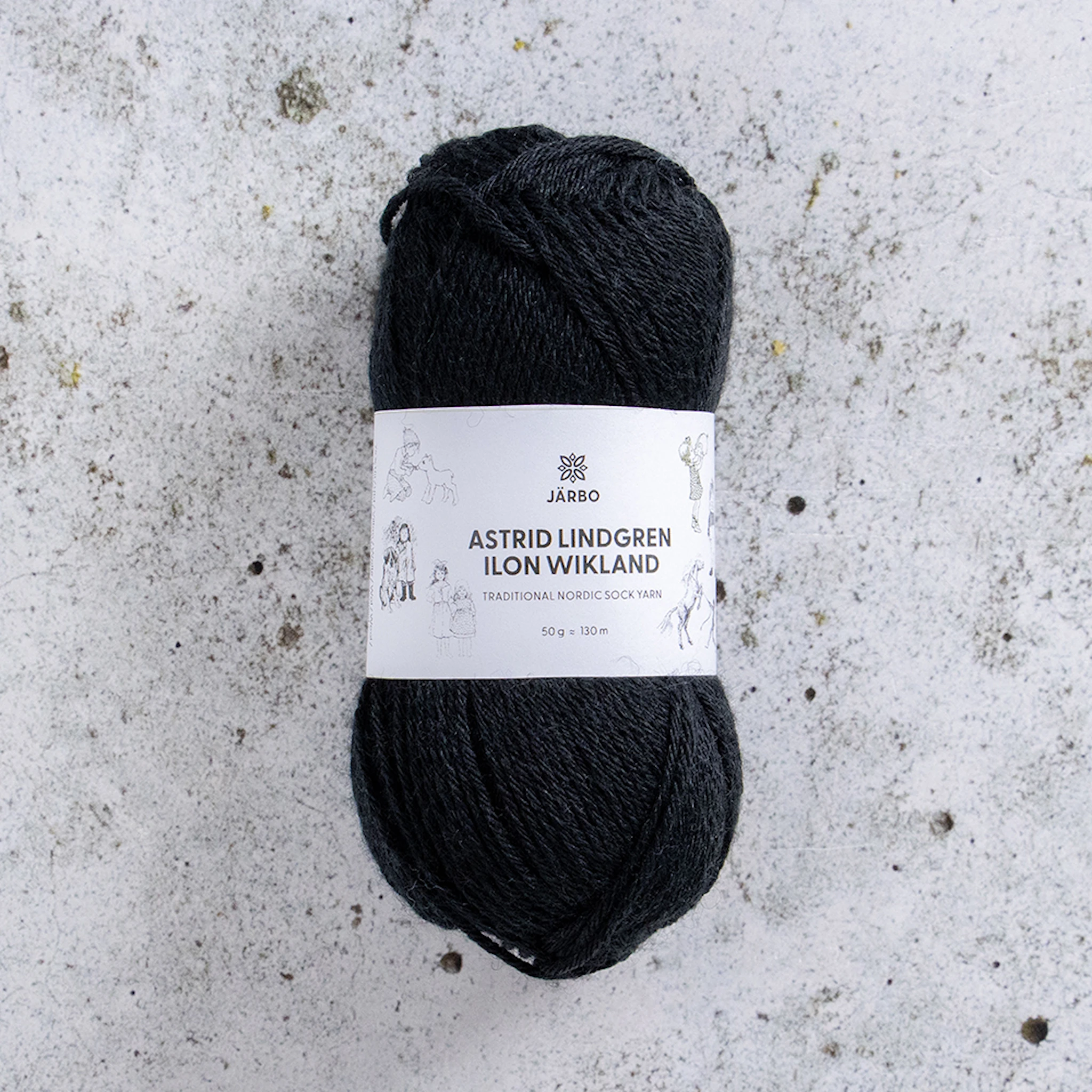 Produktbild för Astrid Lindgren Ilon Wikland Garn 50g Järbo