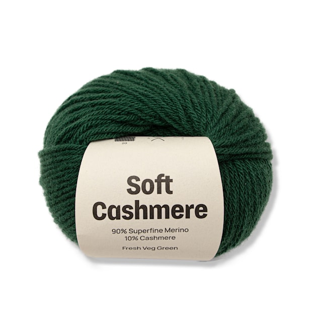 Soft Cashmere Kashmir/merino 25 gr Fresh Veg green A744 Adlibris
