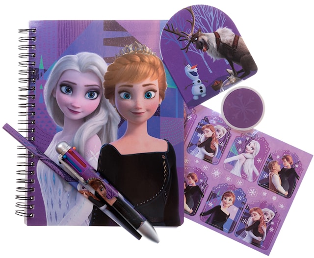 Frozen Skrivset med flerfärgspenna