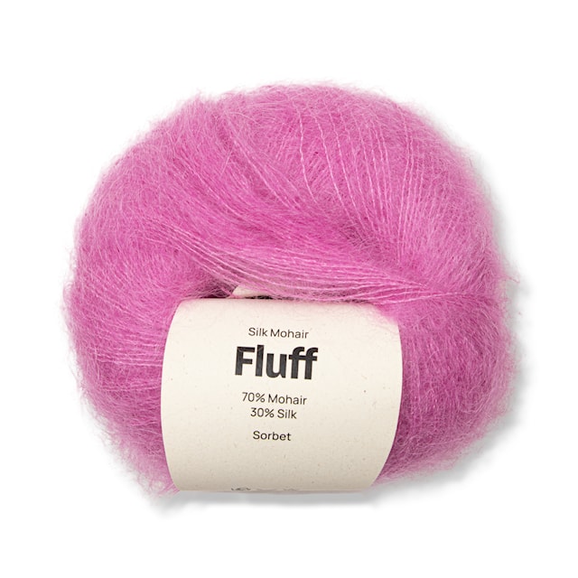 Silk Mohair Fluff 25 gr Sorbet A764 Adlibris