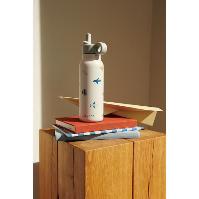 Produktbilde 3 for Falk Drikkeflaske 350 ml Aviator/Ecru Liewood