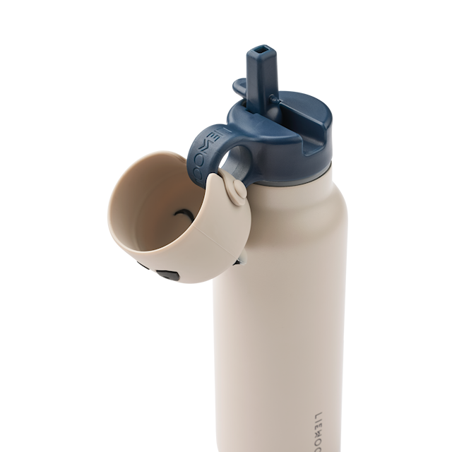 Produktbild 3 för Falk Water Bottle Panda Lid 350 ml Sandy