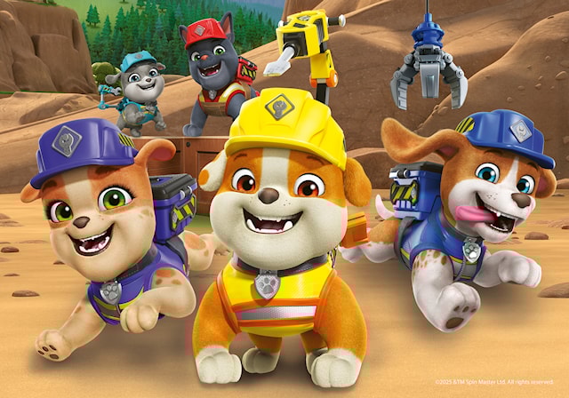 Produktbilde 3 for Rubble & Crew Team in Action! Puslespill 2x12 brikker, Ravensburger