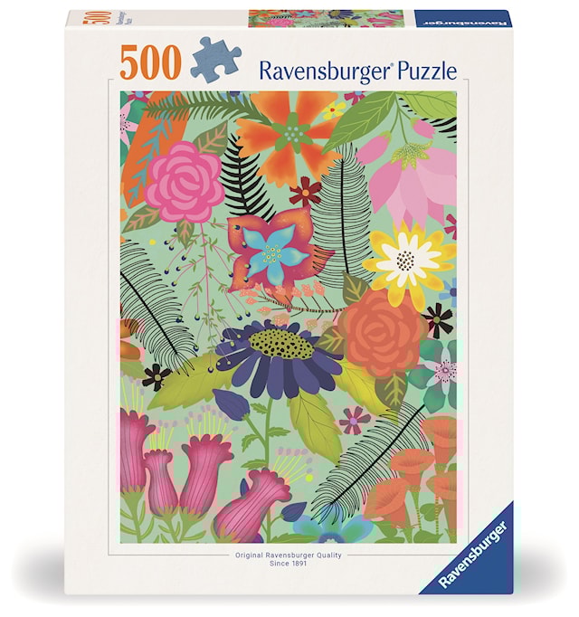 Produktbild 1 för Pussel Flower Jungle 500 bitar, Ravensburger