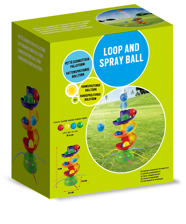 Produktbilde 3 for Spring Summer Vattensprutanade Bolltorn