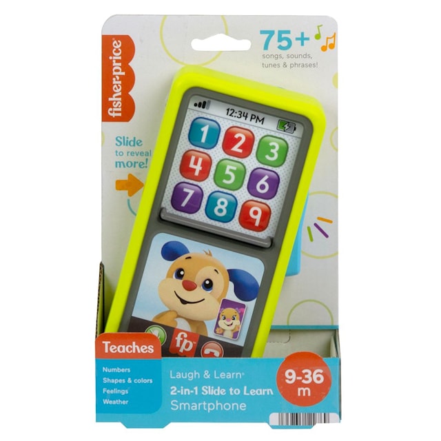 Produktbild 1 för Fisher Price 2-In1 Slide To Learn Smartphone Nordic