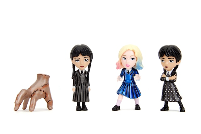 Produktbild 1 för Wednesday Samlarfigur 4-Pack 6 cm