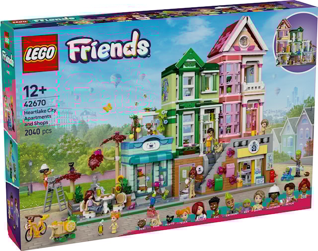 Produktbild 1 för Heartlake Citys lägenheter och butiker LEGO® Friends (42670)