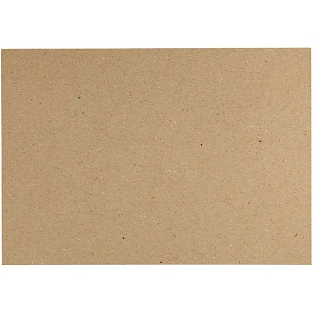Produktbilde 1 for Resirkulert Papp, A4, ark 210x297 mm, 225 g, grå brun, 10 ark/ 1 pk.