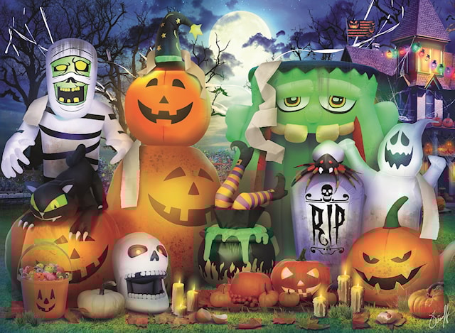 Produktbild 2 för Spooky Fun Pussel 100 Bitar, Ravensburger