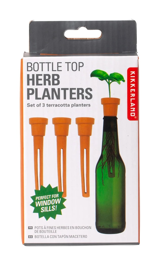 Produktbilde 1 for Plantepotter for flasker 3 stk.