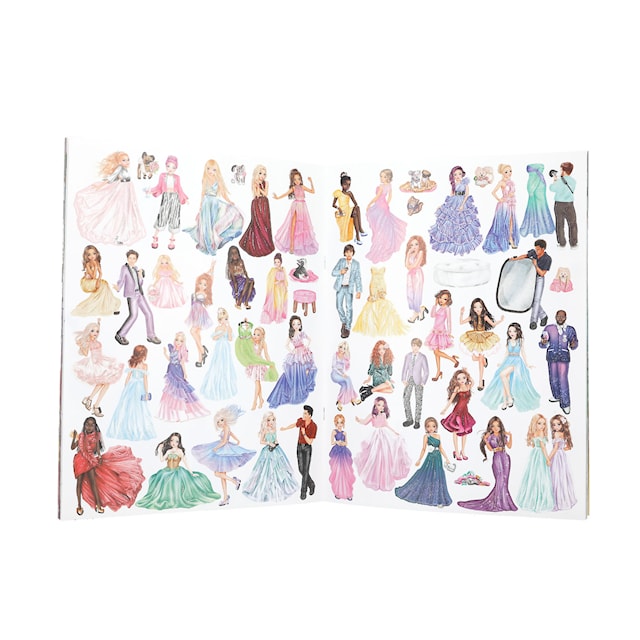 Produktbild 2 för Stickersbok Glamour TOPModel