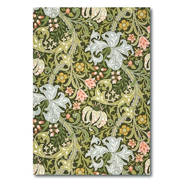 Produktbild 2 för Skrivbok A5 William Morris Golden Lily Linjerad 96 sidor