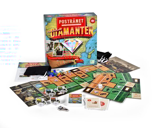 Produktbild 2 för Den försvunna diamanten Postrånet, Alga (SE)