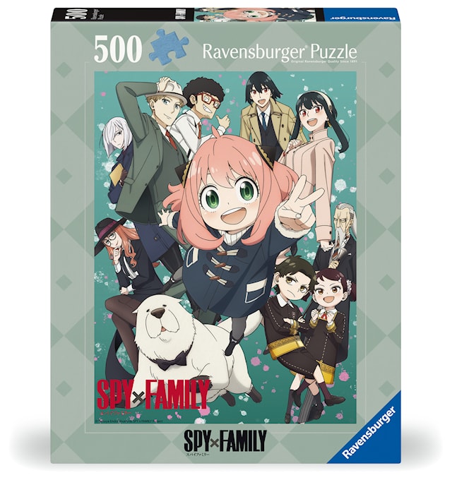 Tuotekuva 1 - Palapelit Spy X Family 500 palaa, Ravensburger