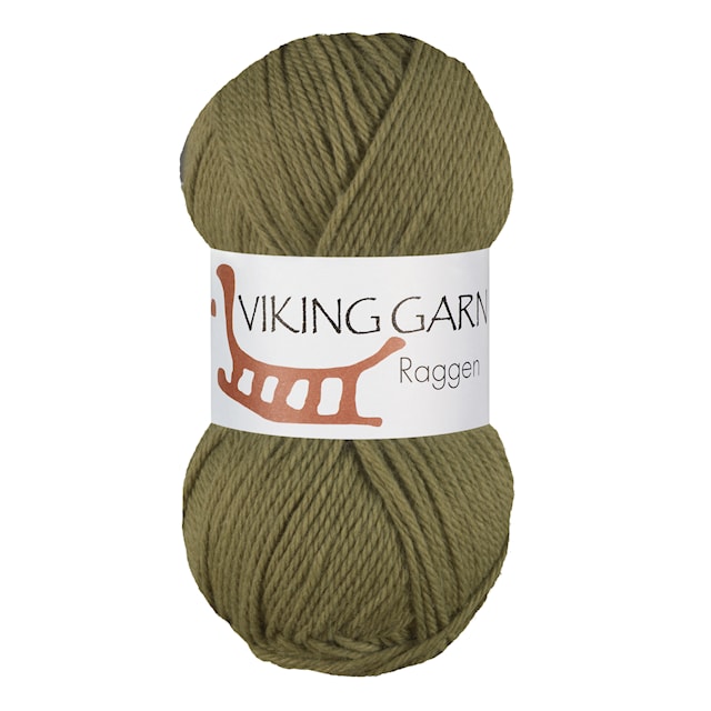Produktbilde 1 for Raggen 150 g Grønn 731 Viking Garn