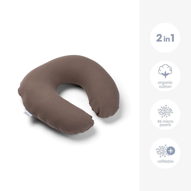 Produktbild 3 för Amningskudde Quilt Choklad Doomoo