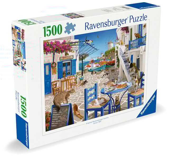 Produktbild 3 för Cats Of Mykonos Pussel 1500 bitar, Ravensburger
