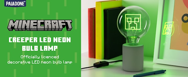 Produktbild 3 för Creeper LED Neon Glödlampa EU, Paladone