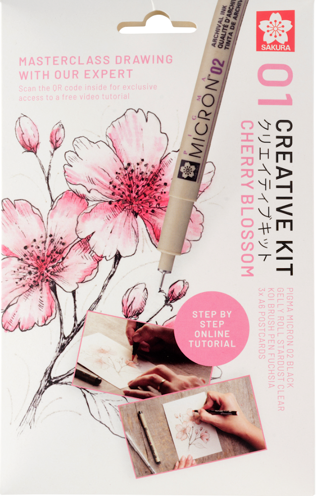 Tuotekuva 1 - Alkuperäinen setti Sakura Creative Art Kit Kirsikankukka