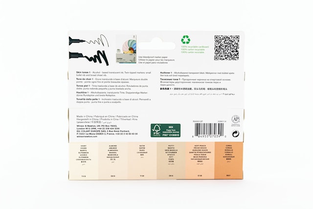 Produktbild 5 för Promarker Skin tones 1 Set 6-pack Winsor & Newton