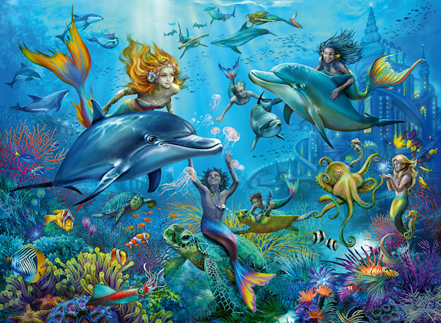 Produktbild 2 för Pussel Underwater Adventure 100 bitar, Ravensburger