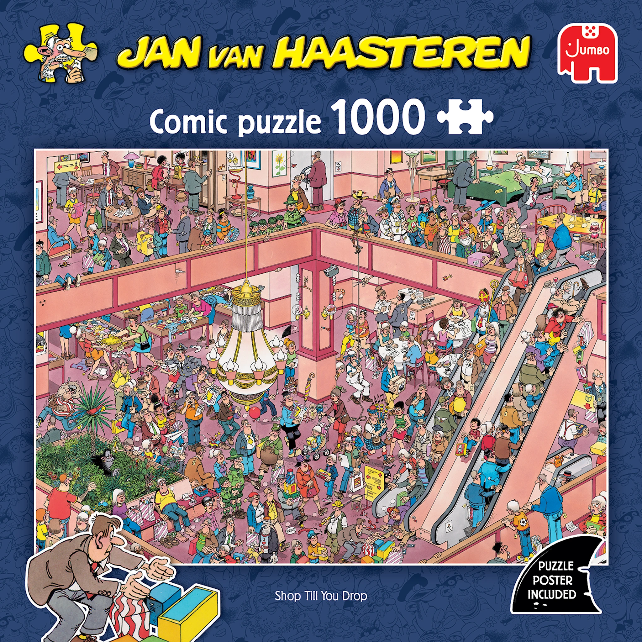 Produktbilde for Jan van Haasteren Handle til du slipper puslespill 1000 brikker