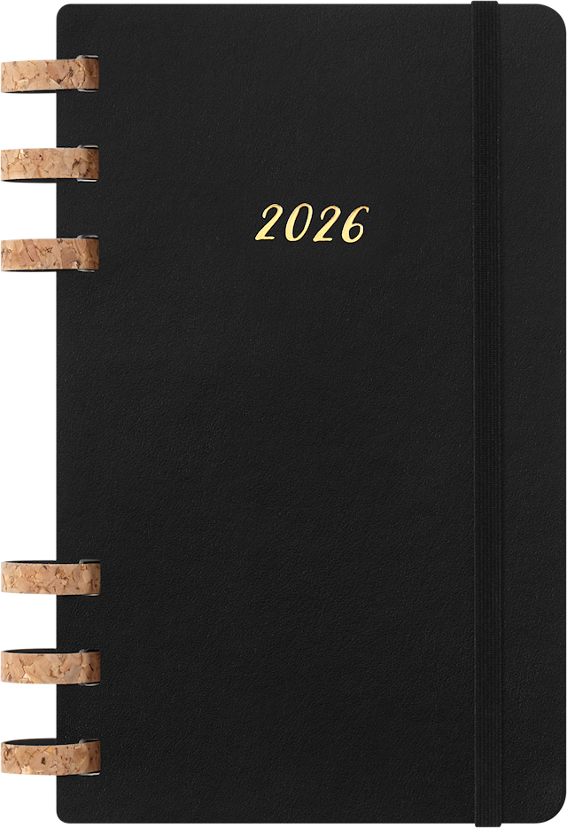 Produktbilde 1 for Kalender 2026 Spiral Soft Planner 12M Large Svart Moleskine