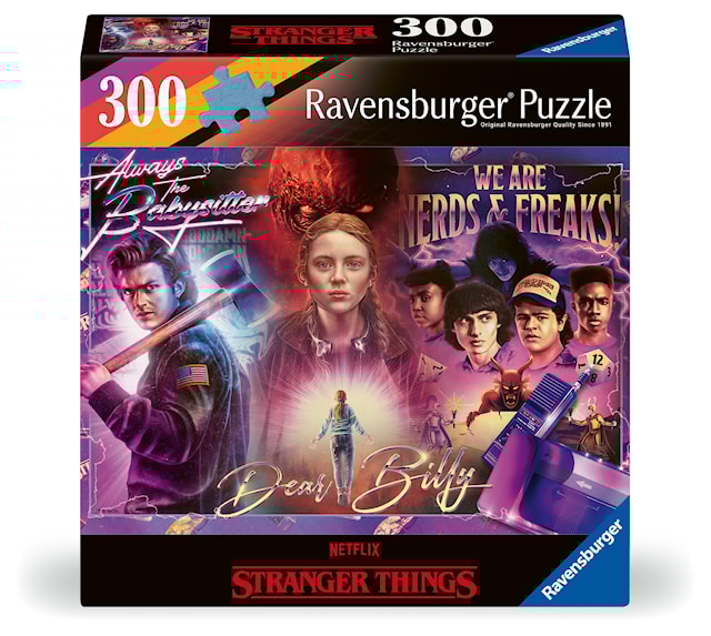 Produktbild 1 för Pussel Stranger Things 300 bitar, Ravensburger