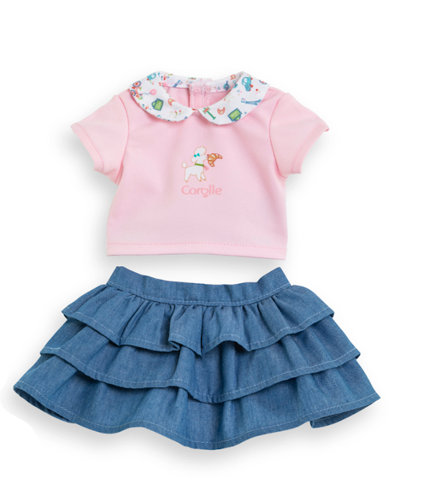 Produktbild 1 för Corolle Dockkläder Tröja och Kjol, 30 cm