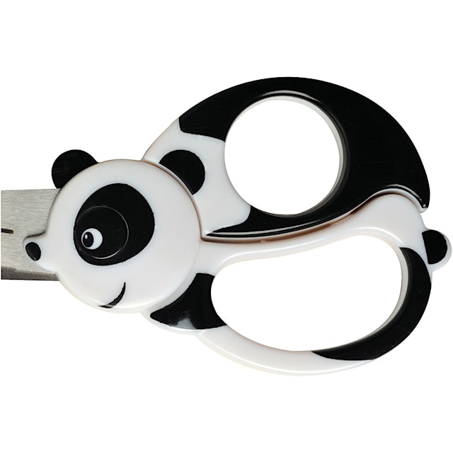 Produktbilde 1 for Fiskars Barnesaks med Dyremotiv, panda, L: 13 cm, 1 stk.