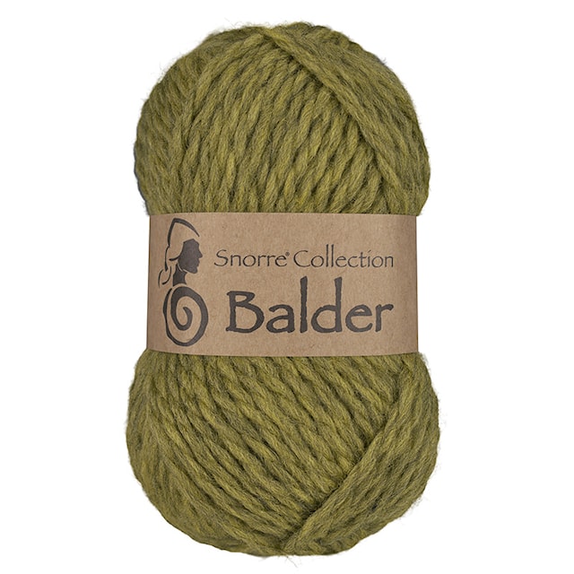 Balder Enfargede Ull 50g Grønn 834, Viking Snorre