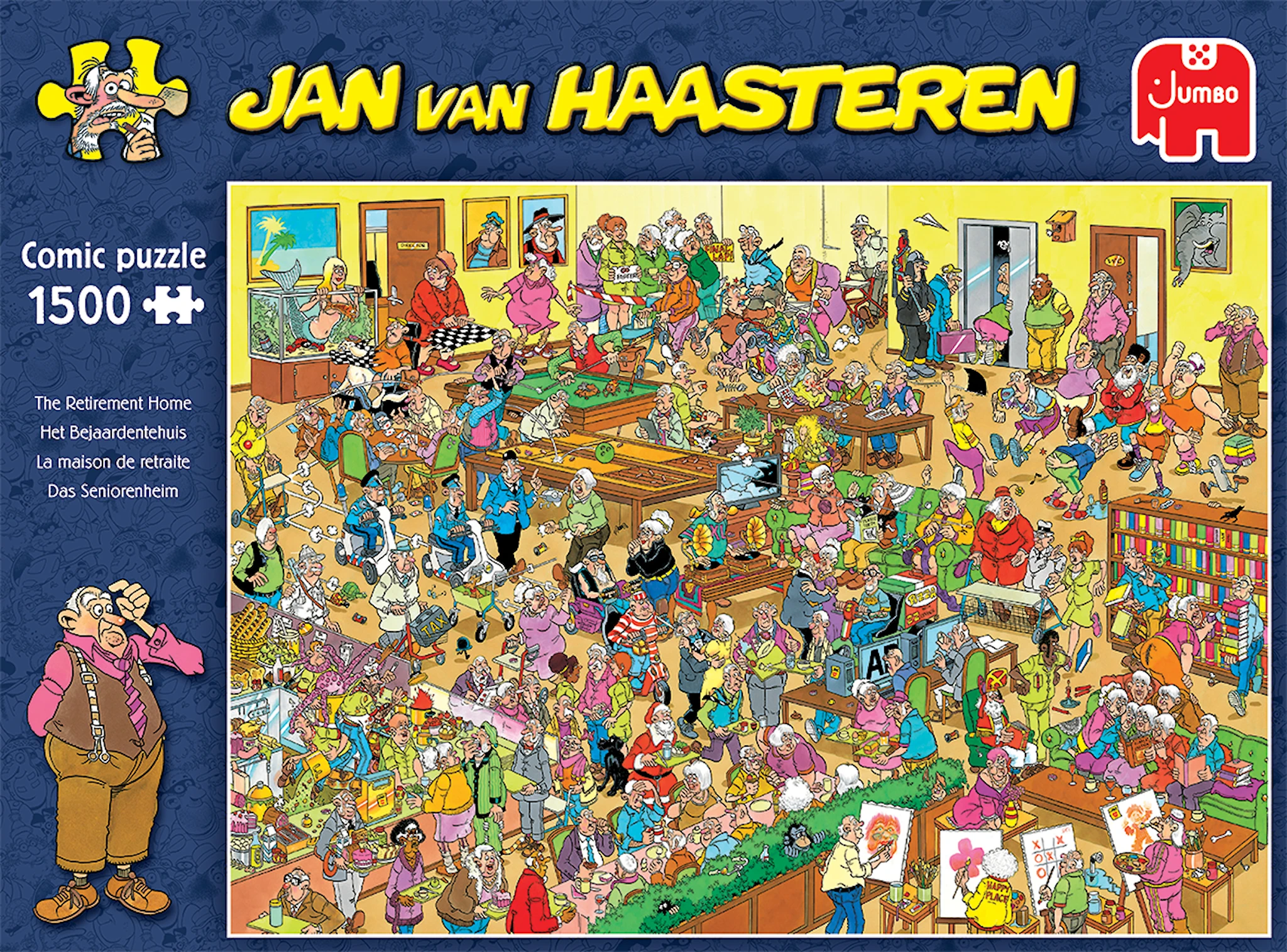Tuotekuva ille Jan Van Haasteren Senior Home Pussel 1500 bitar, Jumbo