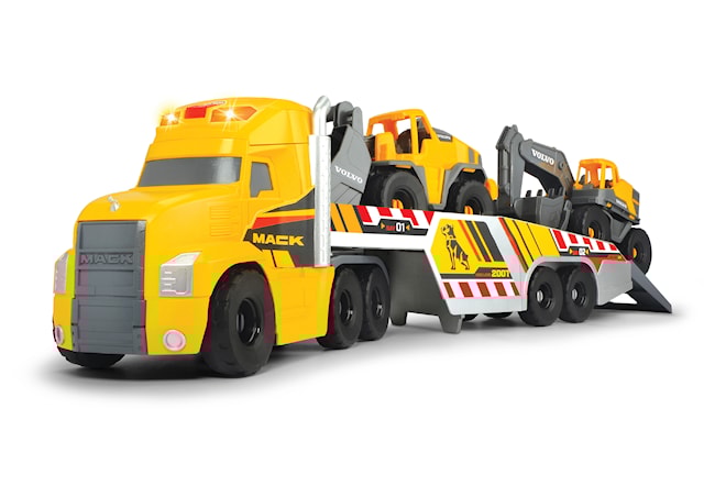 Produktbilde 1 for Mack/Volvo Lastebil med Anleggskjøretøy Dickie Toys