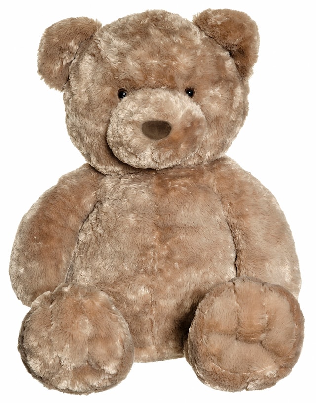 Produktbilde 1 for Teddybjørn Helge 120 cm Grå Teddykompaniet