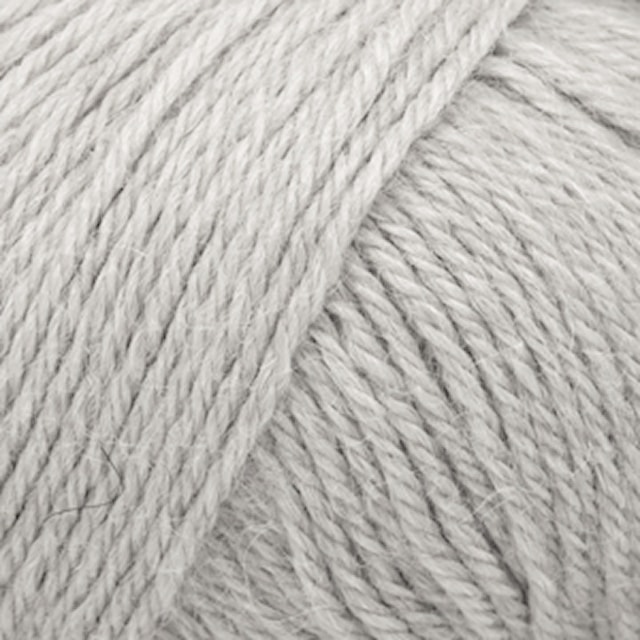 Puna Drops design Garn Alpakkamix 50 g lys grå 07